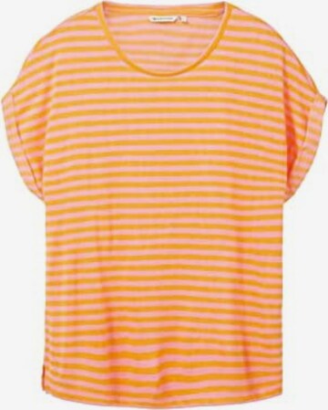 TOM TAILOR DENIM Тениска в оранжево: отпред