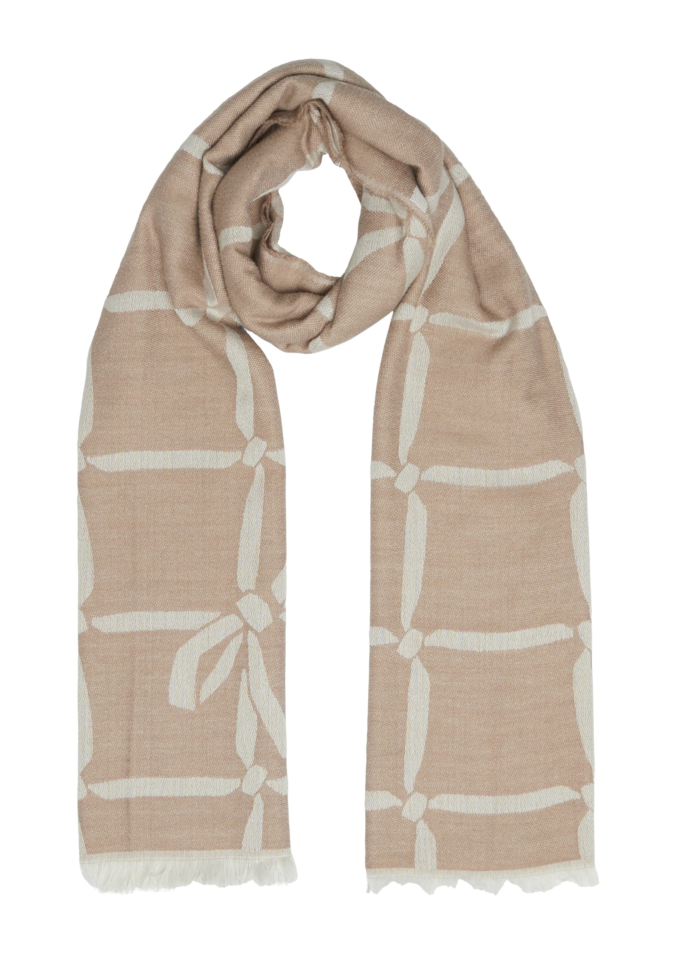 s.Oliver Sjaal in Bruin: voorkant