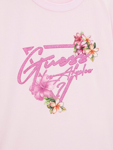 GUESS - Camiseta en rosa