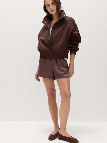 Marks & Spencer Regular Broek in Bruin