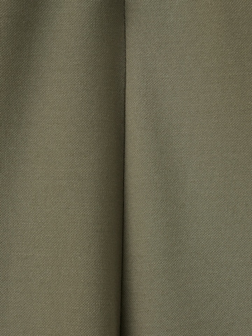 MANGO Wide leg Broek 'CANDELO' in Groen