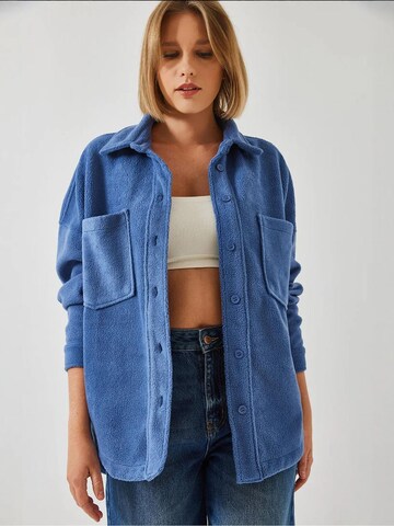 Veste mi-saison Bianco Lucci en bleu