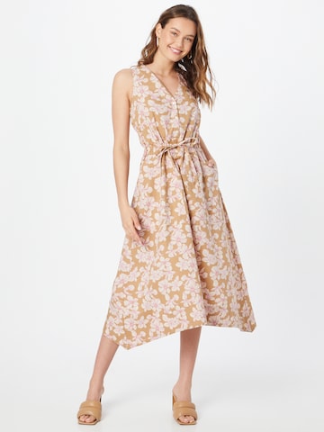 GAP - Vestido camisero en beige: frente