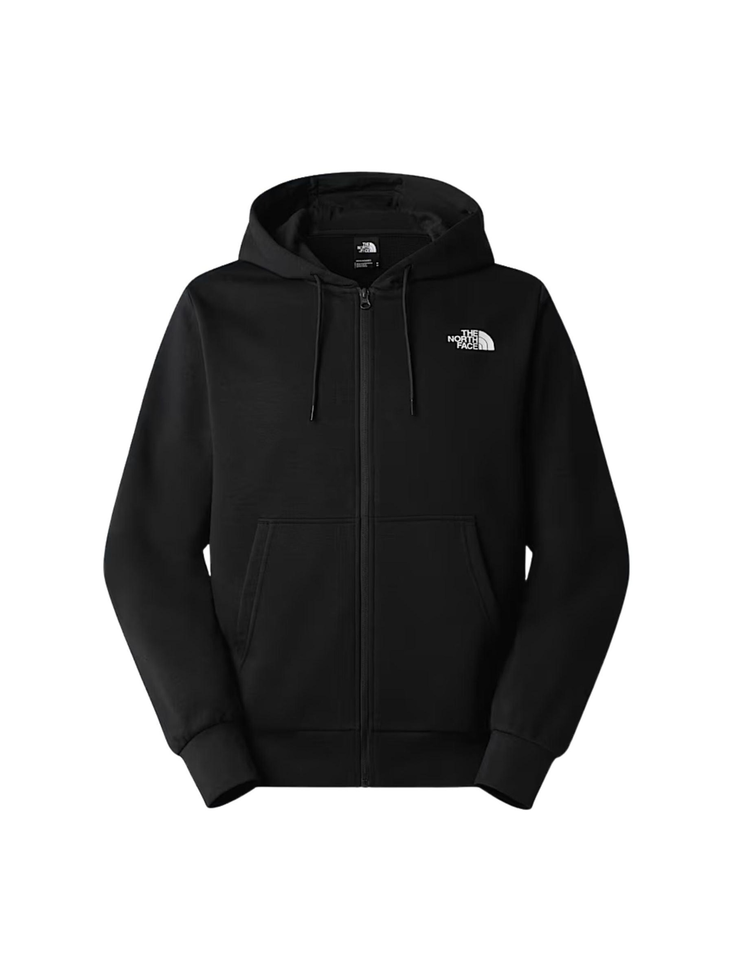 THE NORTH FACE Sweatshirt 'SD LIGHT REG FZ HD' in Black: front