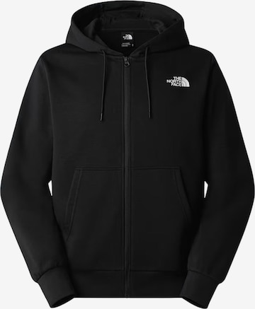 THE NORTH FACE Sweatshirt 'SD LIGHT REG FZ HD' in Zwart: voorkant