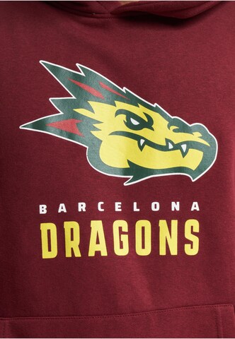 Sweat-shirt 'DefShop x European League of Football Barcelona Dragon' European League of Football en rouge