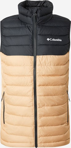 COLUMBIA Urheiluliivi 'Powder Lite™ II' värissä ruskea: etupuoli