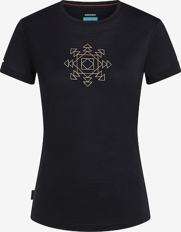 juoda ICEBREAKER Marškinėliai 'Sphere': priekis