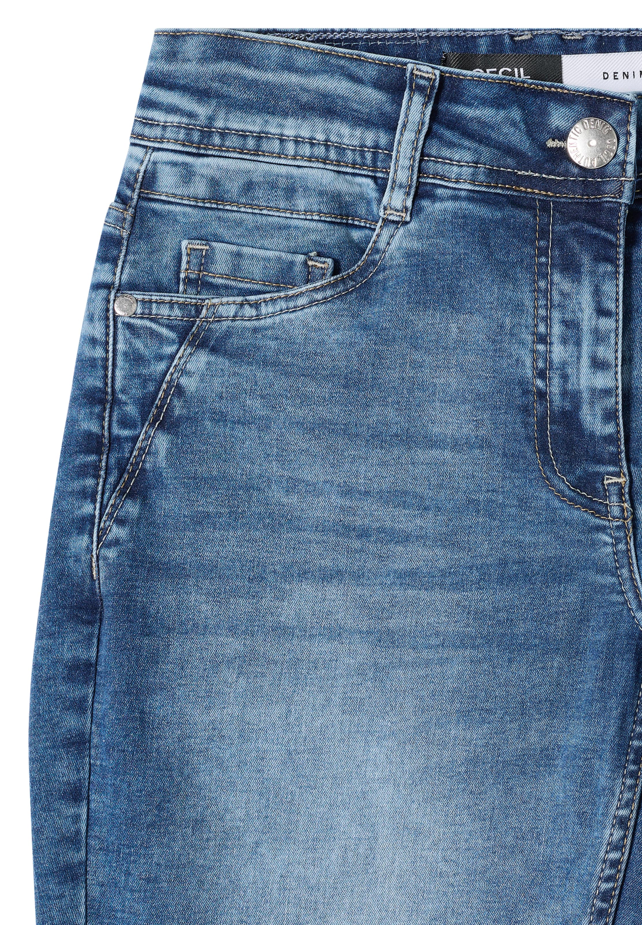 CECIL Regular Jeans in Blau