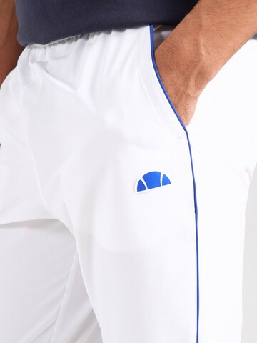 ELLESSE Štandardný strih Nohavice 'Woodford' - Biela