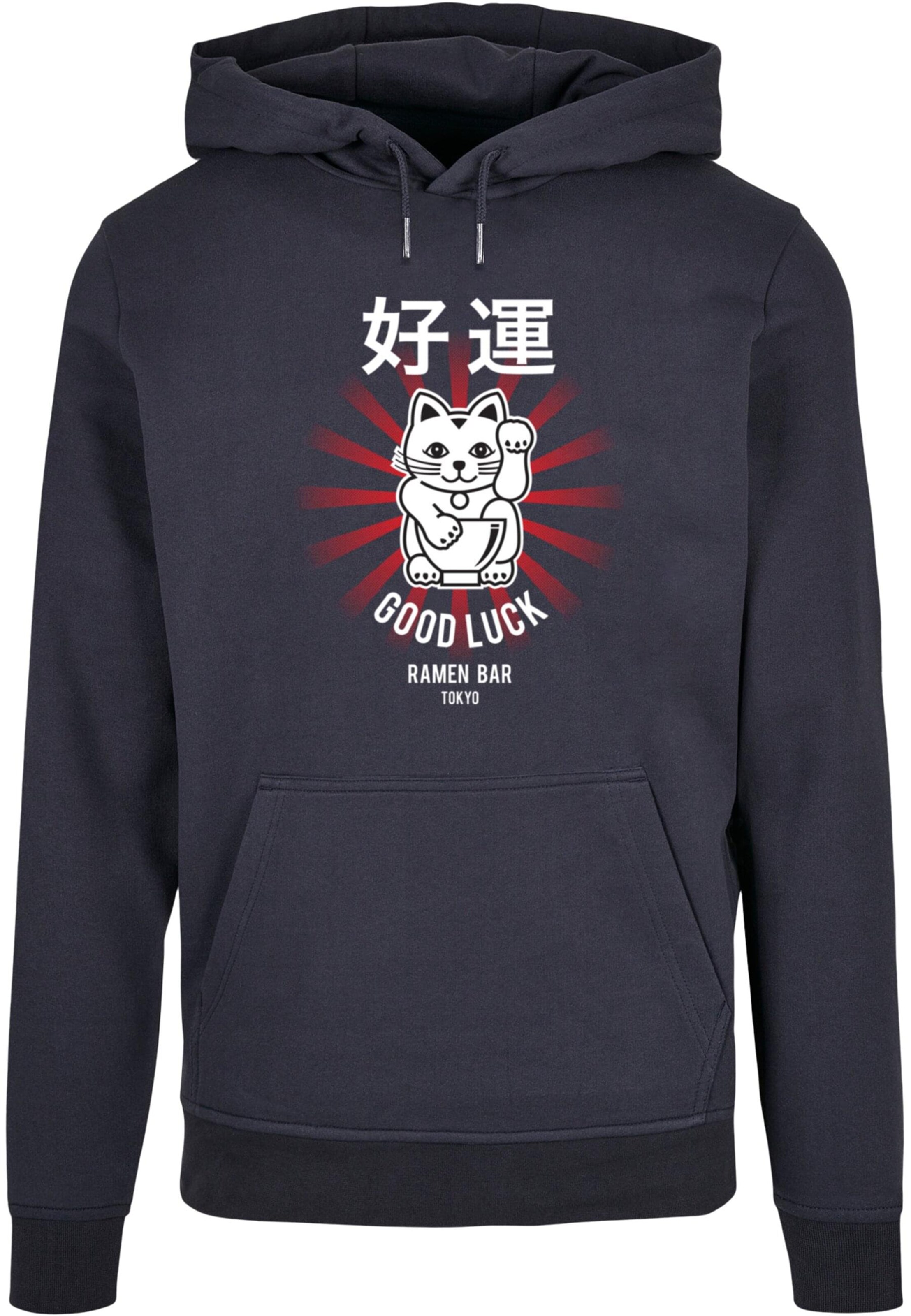 Merchcode Sweatshirt 'Torc - Good Luck' in Blau: Vorderseite