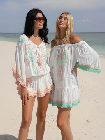 Robe 'Robe Courte Sejla' Miss June en blanc