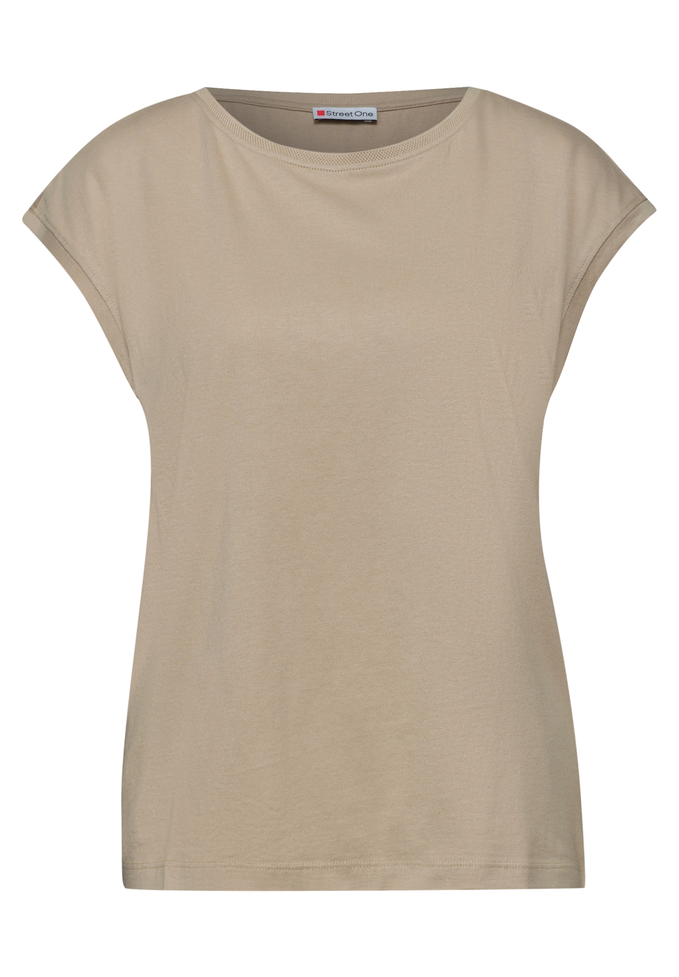 STREET ONE Shirt in Beige: front