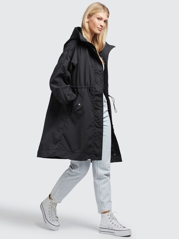 Manteau mi-saison 'Silica' khujo en noir