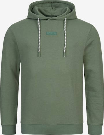 INDICODE JEANS - Sweatshirt 'Bentley' em verde: frente