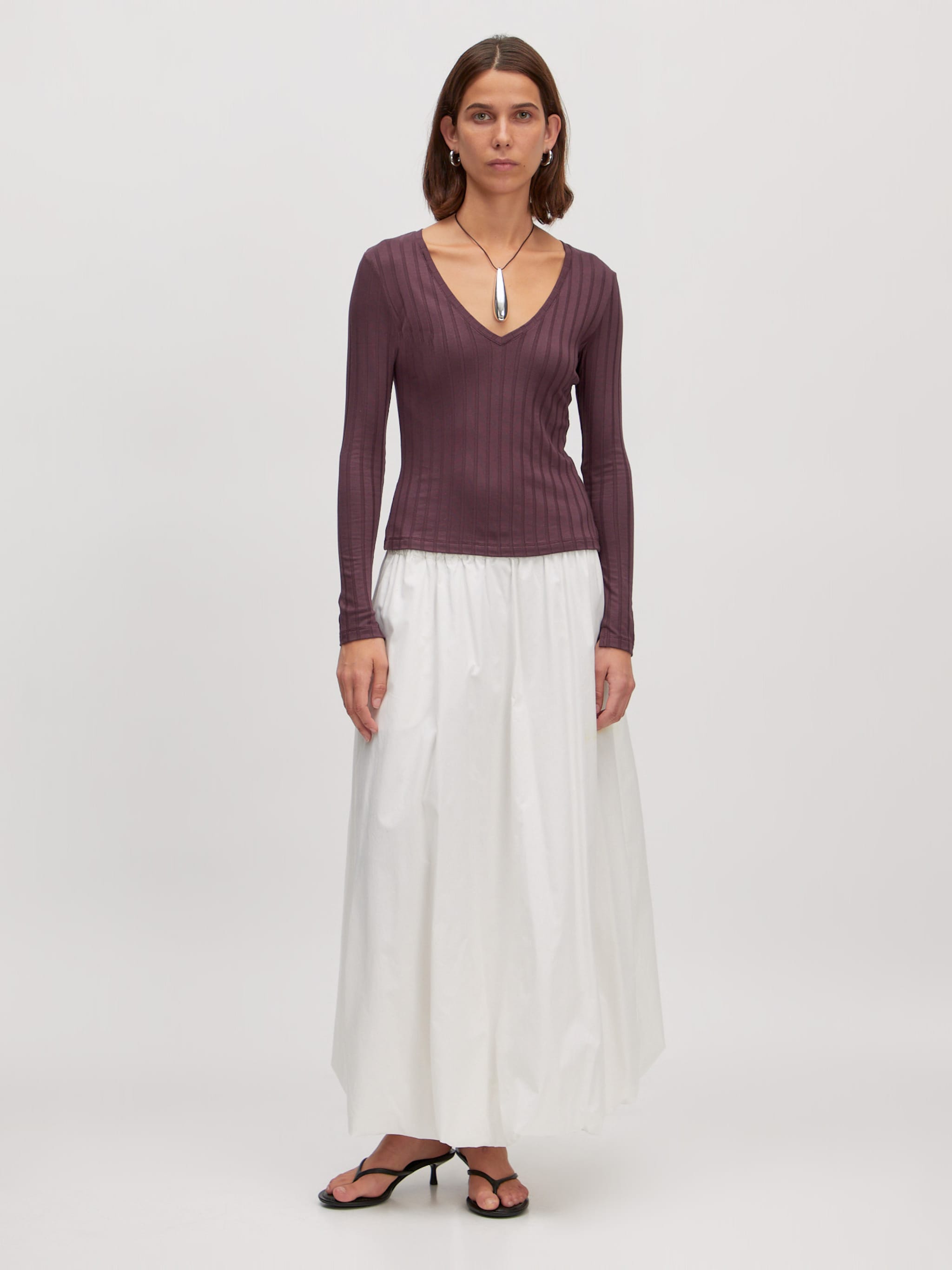 EDITED Produkte Shirt 'Elin' burgunder