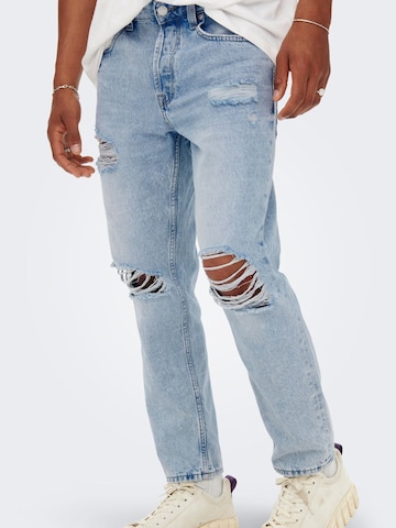 Only & Sons Regular Jeans 'AVI' i blå