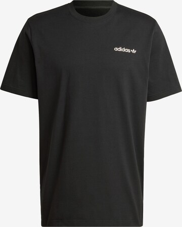 ADIDAS ORIGINALS Shirt in Black: front