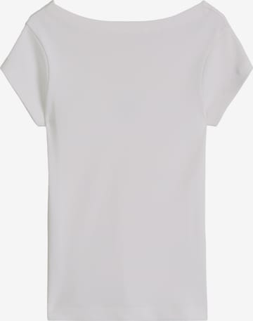 T-shirt Marc O'Polo en blanc : devant
