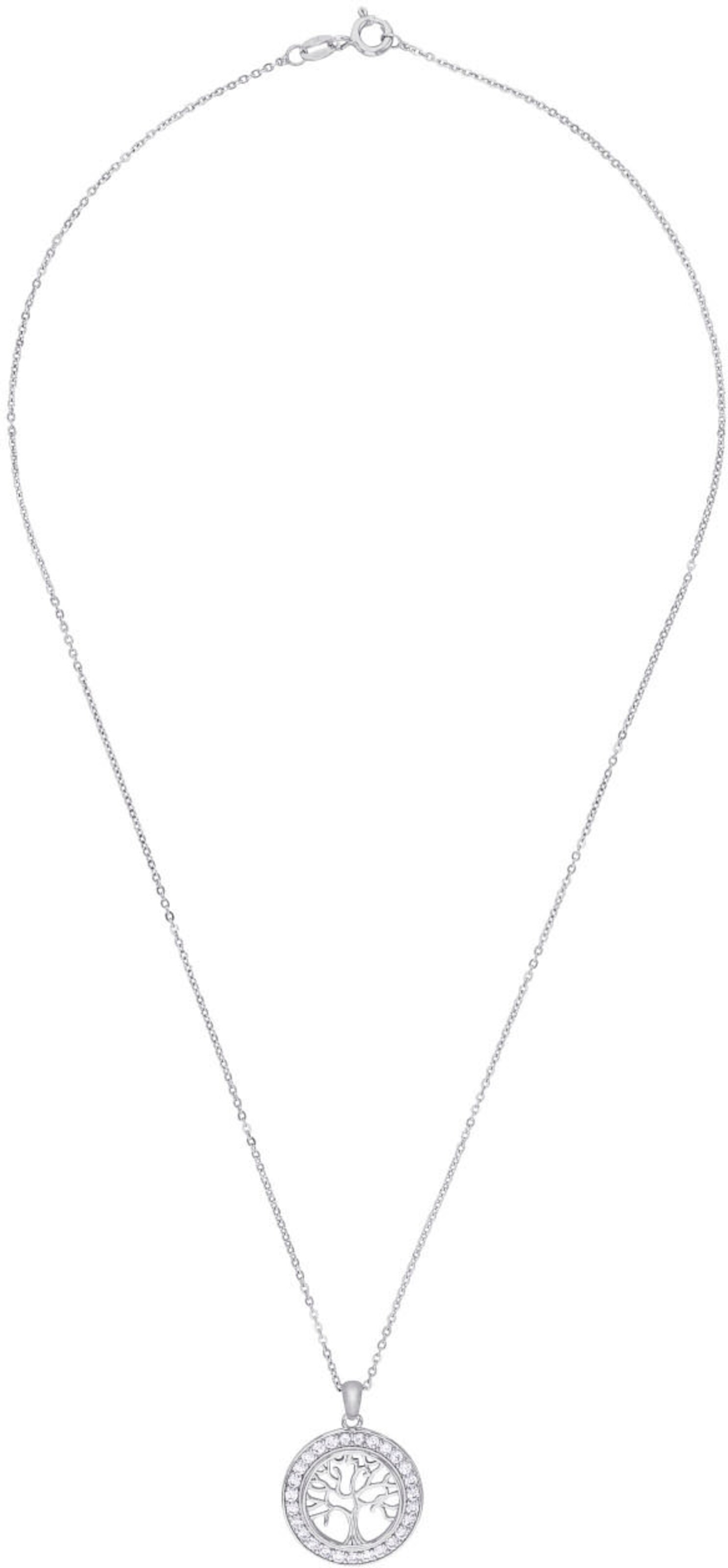AMOR Necklace in Silver: front