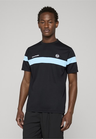 Sergio Tacchini Shirt 'Leone' in Zwart: voorkant