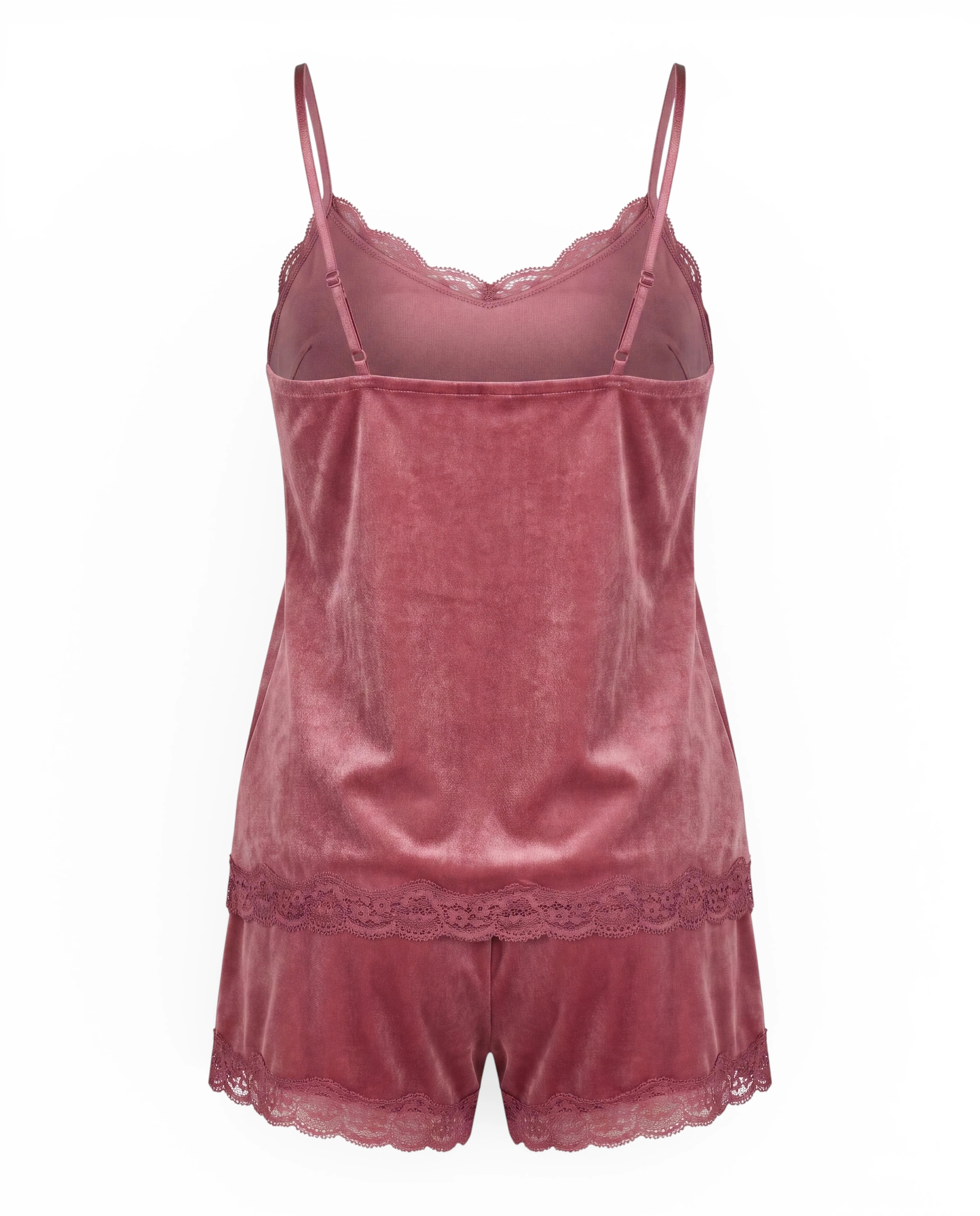 Hunkemöller Korte pyjama in Roze