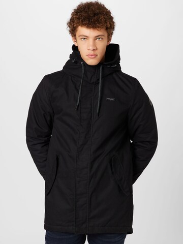 Ragwear Between-season jacket 'SMITH' in Black: front