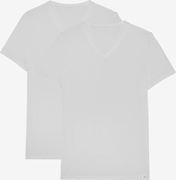 T-Shirt HOM en blanc : devant