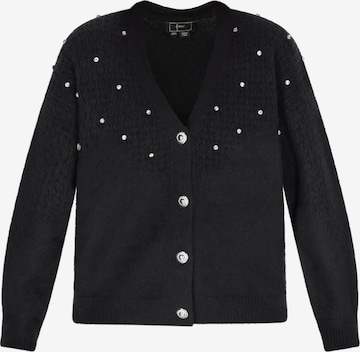 faina - Cárdigan en negro: frente