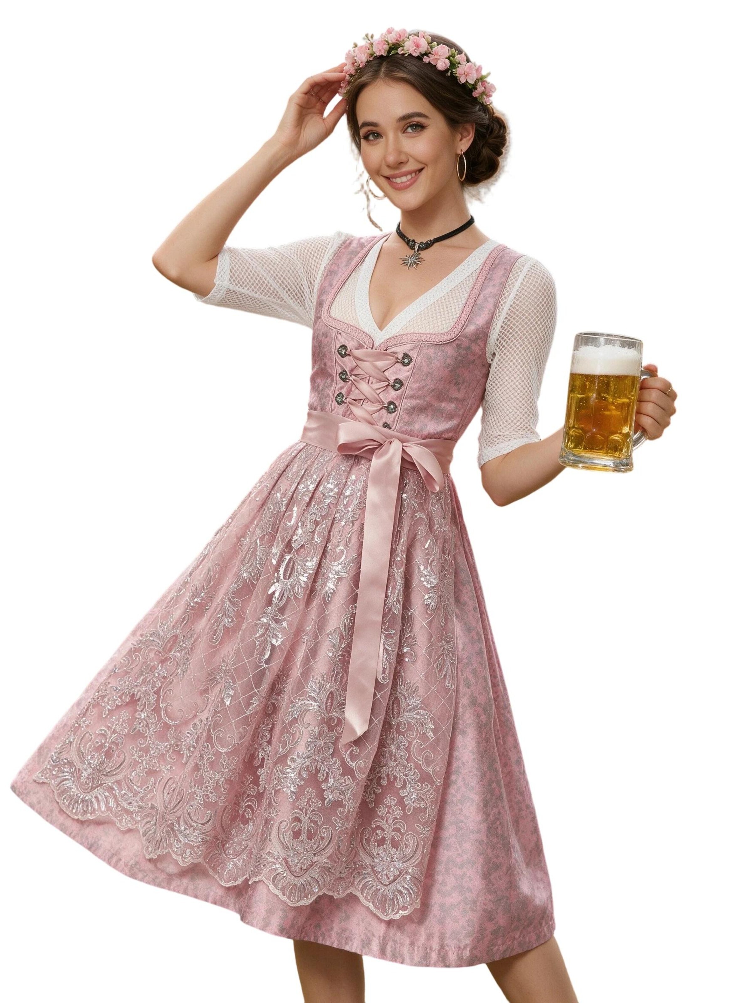 MODIURBAN Dirndl‌‌‌‌‌‌‌‌ in Pink