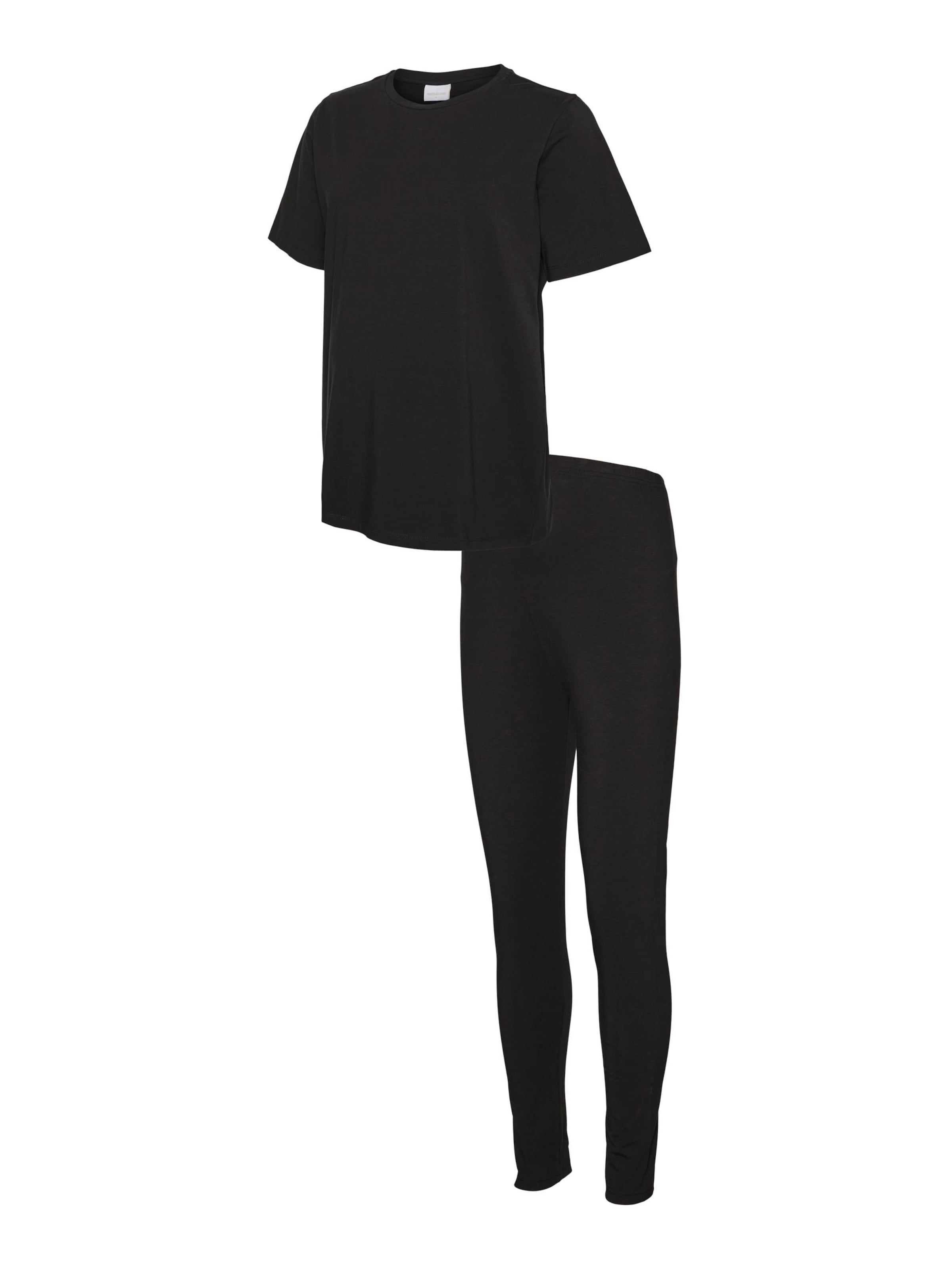 MAMALICIOUS Jogginganzug in Schwarz