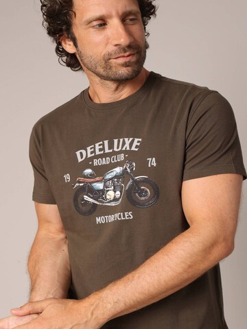 T-Shirt 'ROAD' Deeluxe en marron