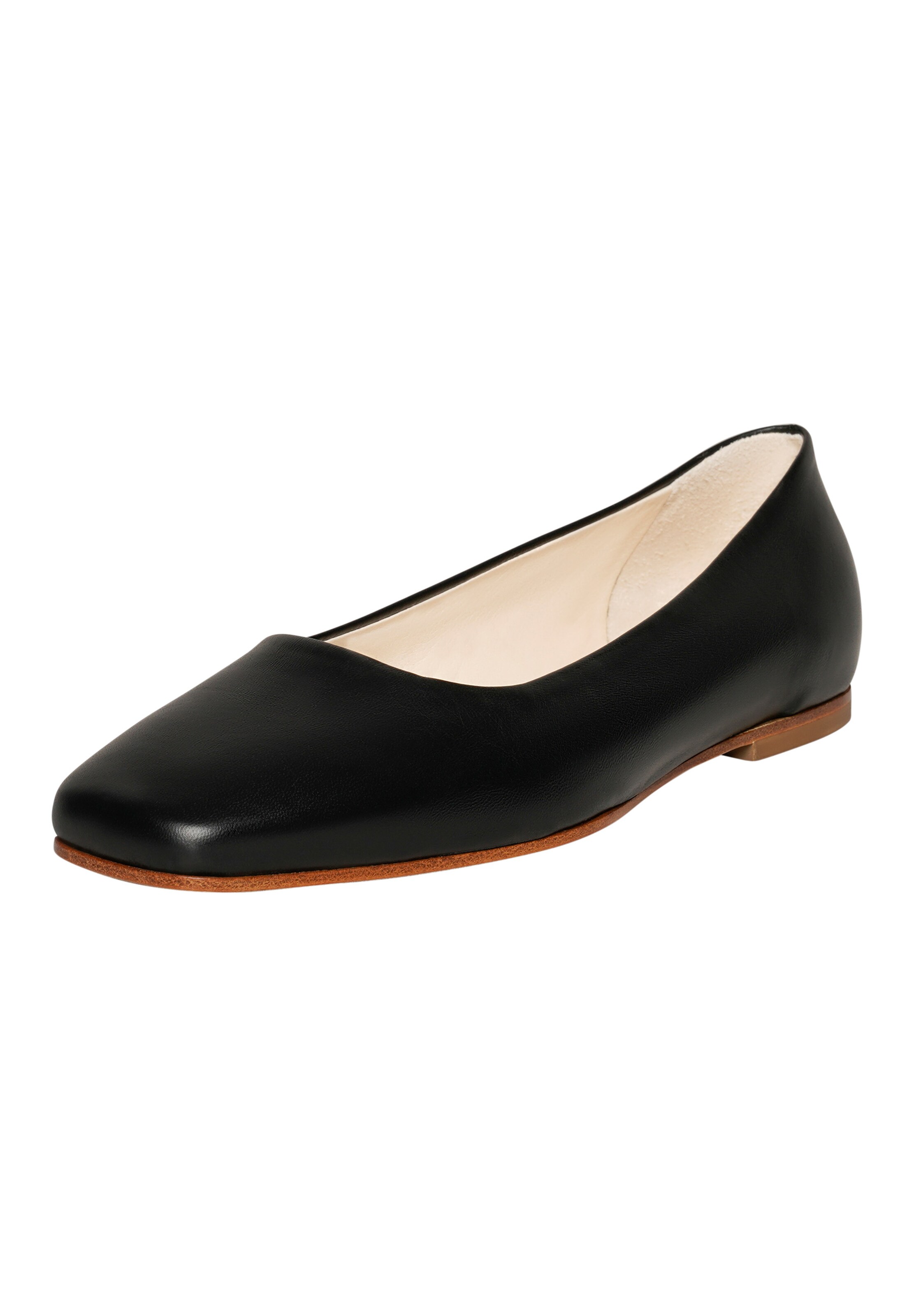 Henry Stevens Ballerinas 'Audrey B' in Schwarz: Vorderseite