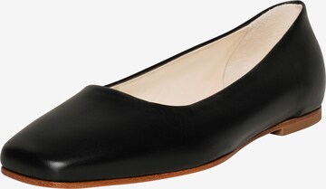 Henry Stevens Ballet Flats 'Audrey B' in Black: front