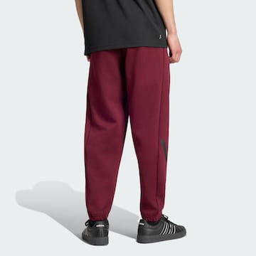 Effilé Pantalon de sport 'Z.N.E.' ADIDAS SPORTSWEAR en rouge