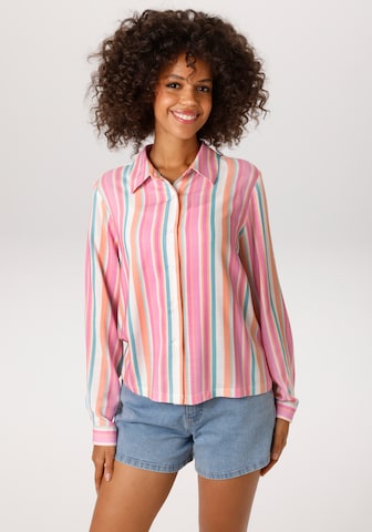Aniston CASUAL Blouse in Mixed colors: front