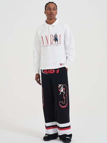 AND1 Široke hlačnice Hlače | črna barva