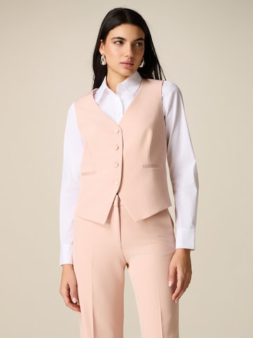 Gilet oltre en rose : devant