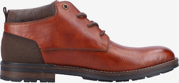 Rieker Lace-Up Boots in Brown