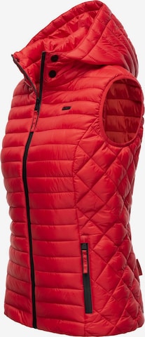 MARIKOO Vest 'Hasenpfote' in Red