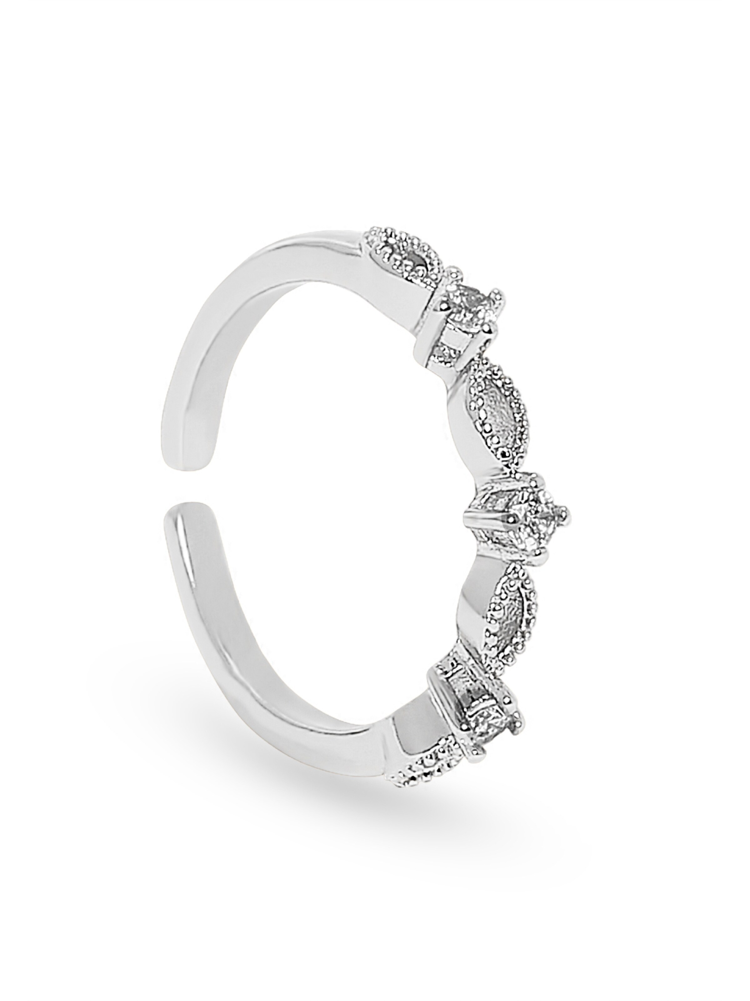 MISH Ring 'Ana' in Silber: Vorderseite