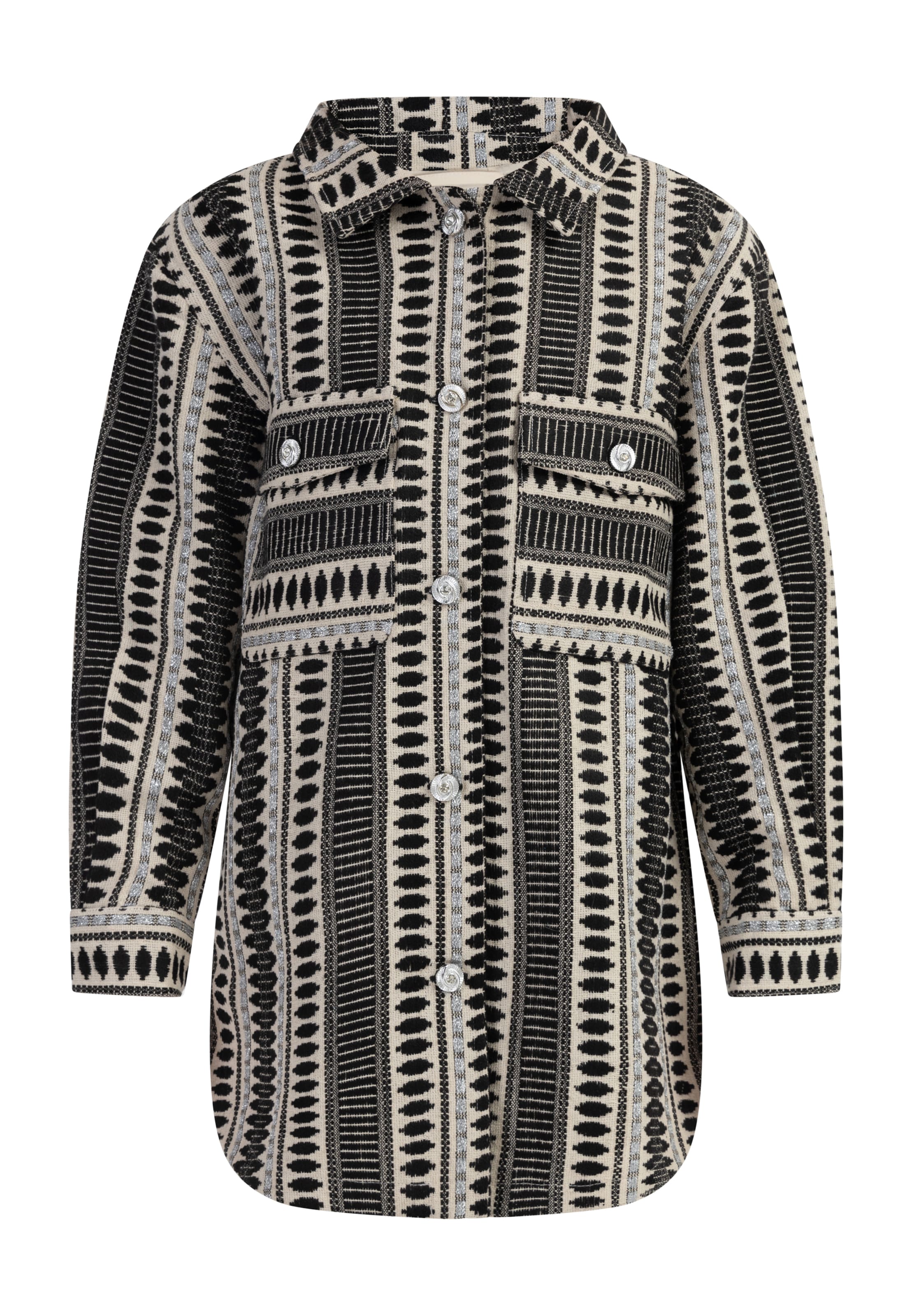 IZIA Prehodna jakna | črna barva: sprednja stran