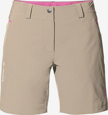 VAUDE Regular Shorts 'Skomer III' in Beige: predná strana