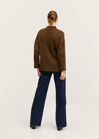 MANGO Sweater 'Gorri' in Brown