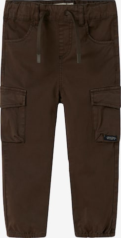 Pantalon 'NMMBen' NAME IT en marron : devant