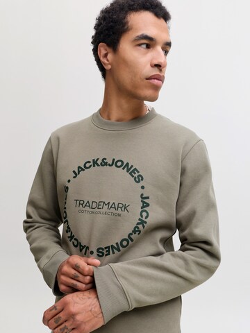 Sweat-shirt 'JJBENSON' JACK & JONES en vert