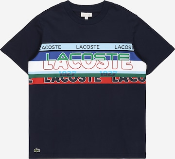 LACOSTE T-shirt i blå: framsida