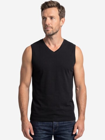 Ragman Undershirt 'Basic' in Black: front