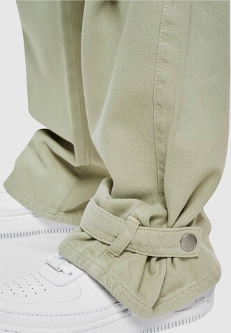 Wide leg Pantaloni cu buzunare de la DEF pe verde