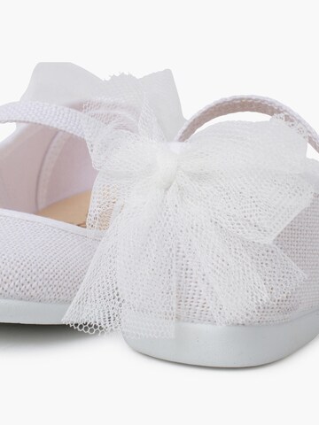 Ballerines Pisamonas en blanc